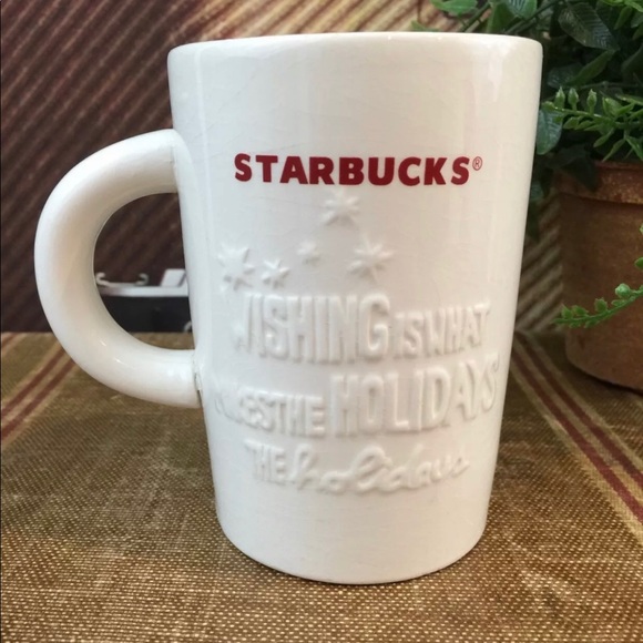 Vtg Starbucks 2010 Christmas Coffee Cup Collectors - Picture 2 of 6